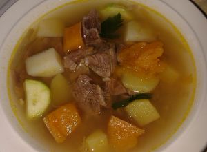 Una foto de Sopa de lagarto