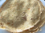 Una foto de filloas sin leche