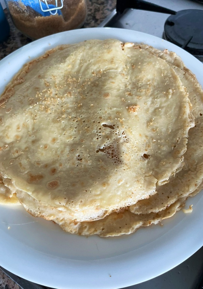 Una foto de Filloas gallegas al estilo ferrol