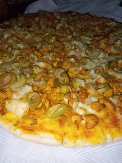 صورة لوصفة بيتزا بالدجاج مثل المطاعم 🤫😋