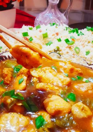 A picture of Chicken manchurian.