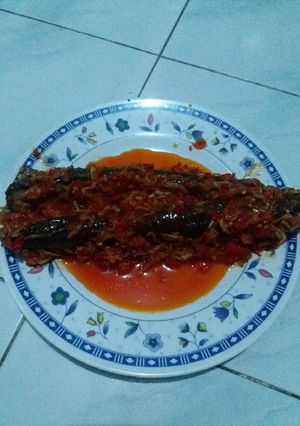 Foto resep Terong kukus teri balado