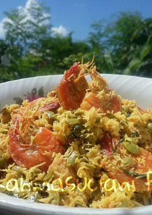 Foto resep Botok tempe udang spesial tanpa kukus