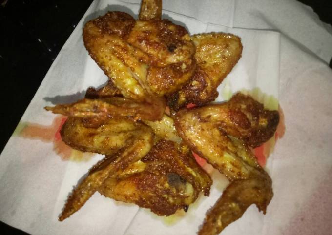 Chicken wings goreng bumbu simple & enak