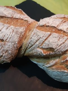 Una foto de Barra artesana con masa madre