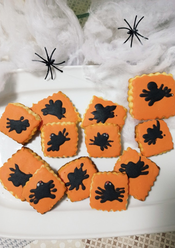 Una foto de Galletas arañas Halloween 🕷️🕸️🕷️para mis compañeros