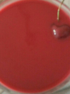 Una foto de Gazpacho de cerezas