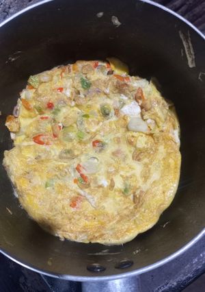 Foto resep Telur dadar bumbu tumis
