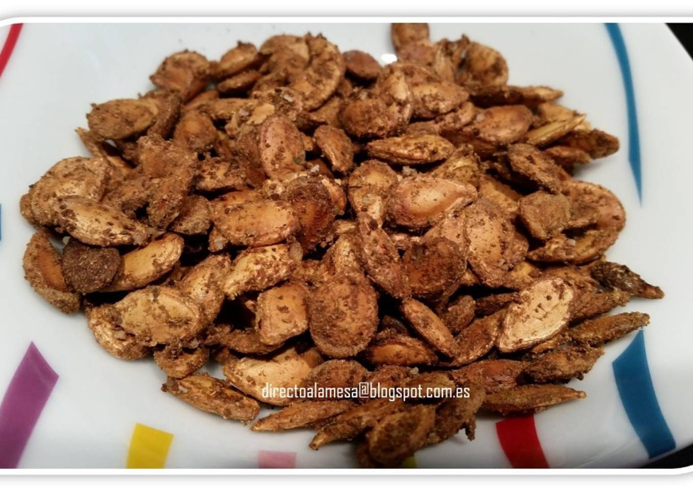 Pipas de calabaza especiadas
