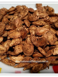 Una foto de Pipas de calabaza especiadas