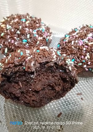Foto resep Sourdough Bomboloni Coklat