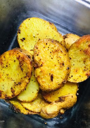 A picture of Potatoes pepper fry.