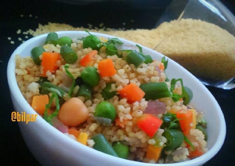 Couscous with mixed winter vegetables