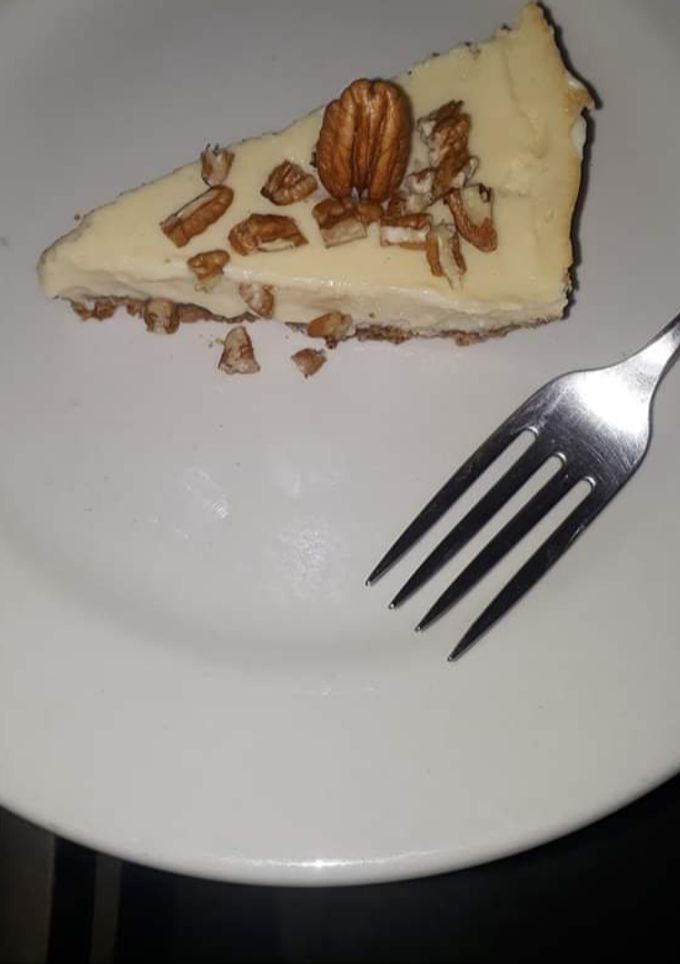 Una foto de Pay de queso al sartén saludable