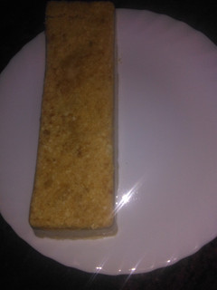 Una foto de Flan de turrón