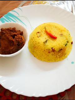 বাসন্তী পোলাও (basonti polau recipe in Bengali) রেসিপির প্রধান ছবি