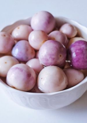 Hình của món Cà PHÁO muối.