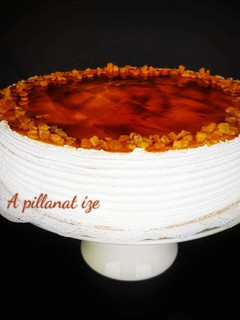 Narancsos fehércsokikrém torta recept fotója