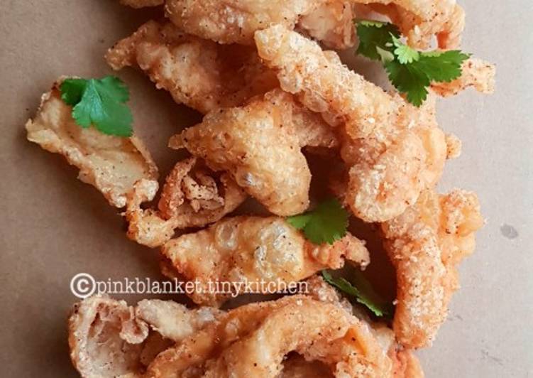 Simple Way to Make Any-night-of-the-week Crispy Chicken Skin