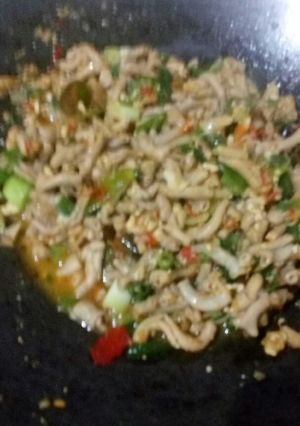 Foto resep Usus pedas daun kemagi