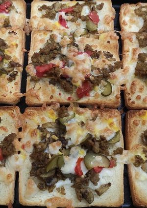 عکسی از دستور اسنک گوشت😋