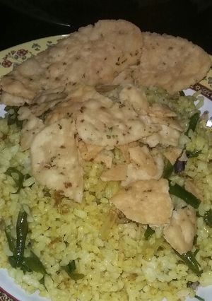 Foto resep Nasi goreng kuning kacang panjang ala mami lia