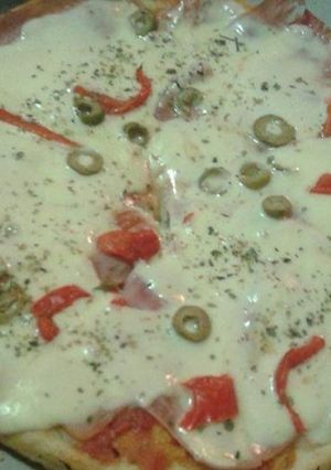 Una foto de Pizza casera