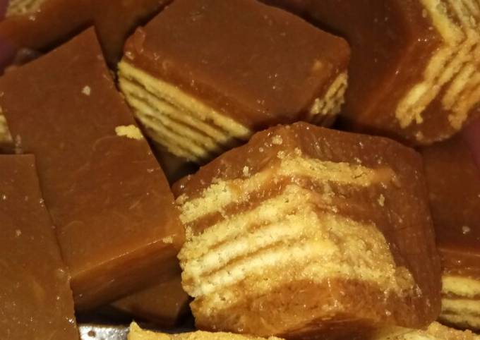 Resep Agar lapis biskuit crispy cracker Resep Agar lapis biskuit crispy cracker