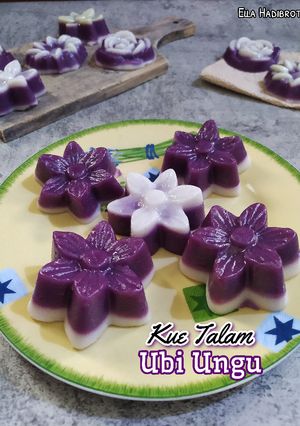 Foto resep Kue Talam Ubi Ungu