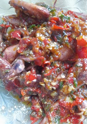 Foto resep Sambal cumi asin
