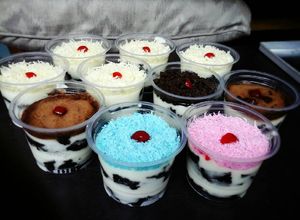 Foto resep Chesse Cake lumer Ft Brownies kukus coklat
