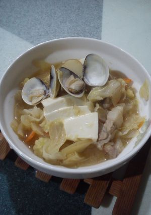 野菜豬肉味噌煮 的食譜成品照片