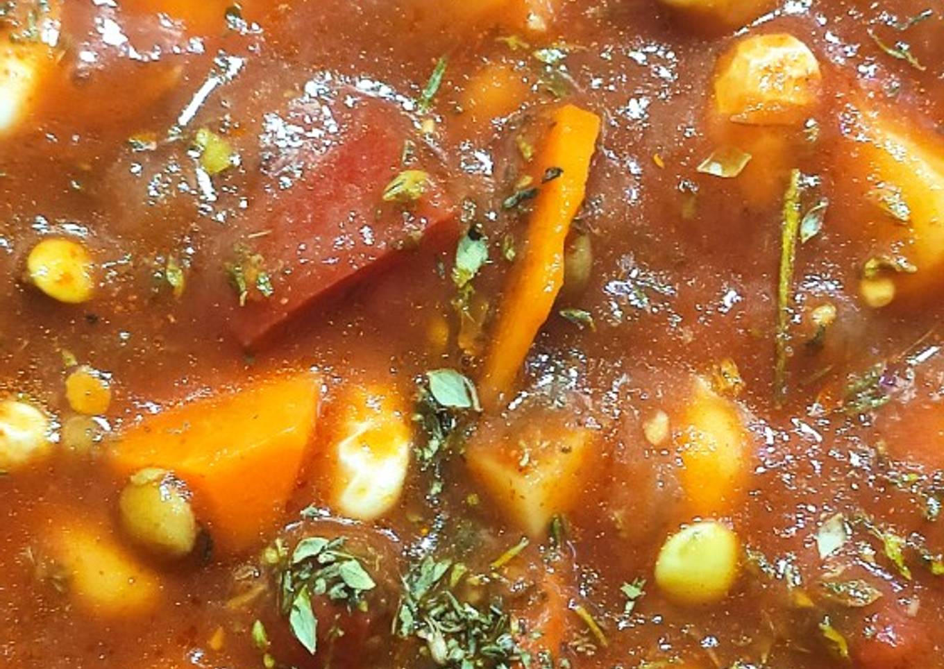 Guiso Clásico con legumbres (sin carne)