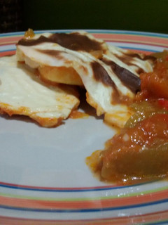 Una foto de Merluza con bechamel con thermomix