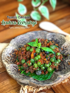 Foto resep Tumis Oncom Leunca Kemangi