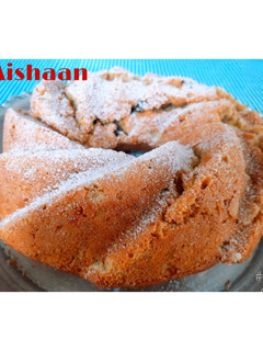 عکسی از دستور کیک چای و سیب