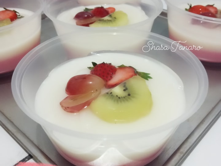 Resep Puding Sutera Buah yang Enak