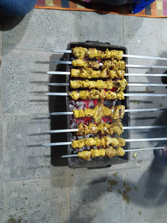 عکسی از دستور جوجه کباب خانگی