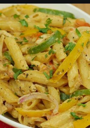 A picture of Chicken Fajita Pasta.