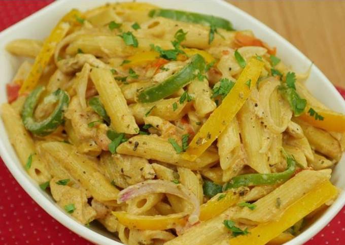 Recipe of Favorite Chicken Fajita Pasta