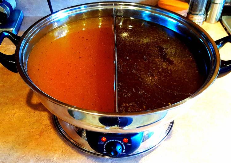 Recipe of Quick Mike&#39;s Homemade Chicken &amp; Beef Broth