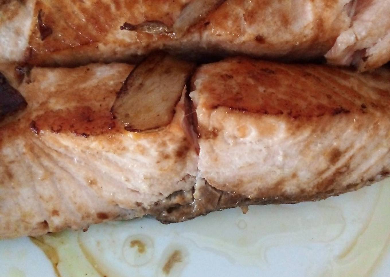 Salmón a la plancha