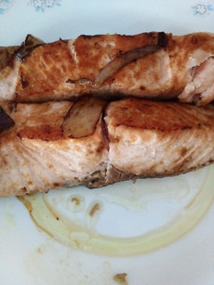 Una foto de Salmón a la plancha
