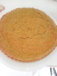 Una foto de Puding de puerros y espárragos trigueros