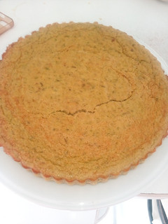 Una foto de Puding de puerros y espárragos trigueros
