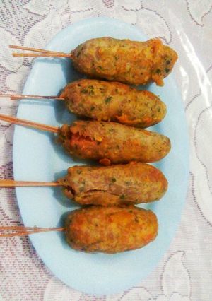 Foto resep Pergedel Talas sosis