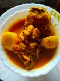 গাটি কচু দিয়ে রুই মাছের টক(gathi kochu diye rui macher tok recipe in bengali)