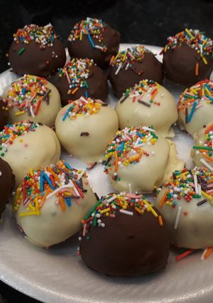 Una foto de Cake balls