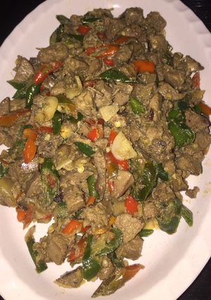 Foto resep Oseng Ati Ampela Lombok Ijo