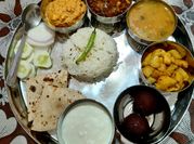 A picture of veg thali